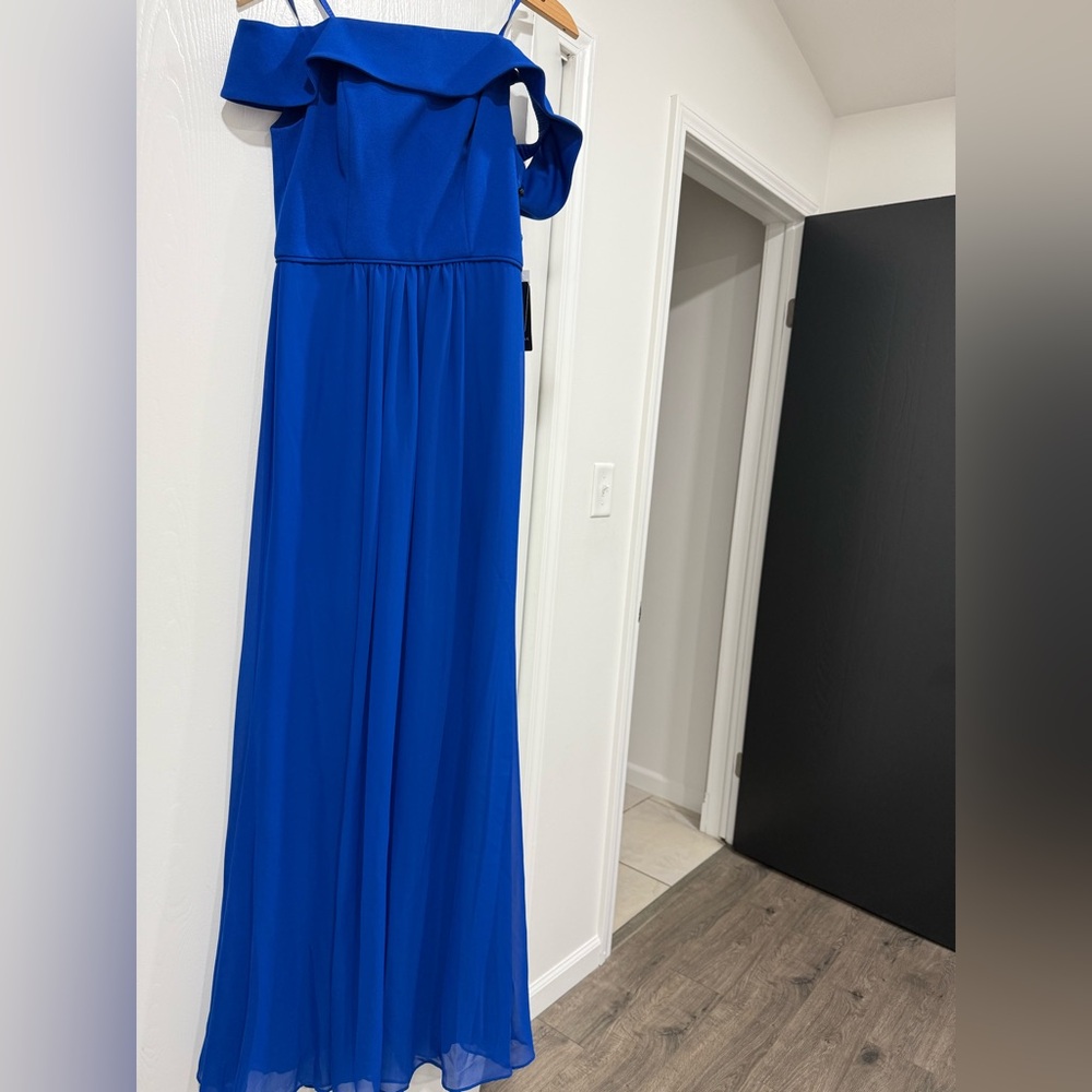 Elegant Blue Women's Dress